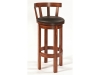 Barrel Barstool with Meribeth Top-RH