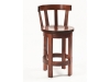 Barrel Barstool with Meribeth Top-RH
