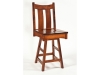 Country Shaker Swivel Bar Stool-RH