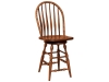 Bent Feather Swivel Bar Stool-FN