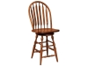 Bent Paddle Swivel Bar Stool-FN