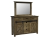 Glacier Dresser: GL-1010 and Glacier Mirro: GL-MR - CLO