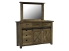 Glacier Dresser-Open: GL-1010 and Glacier Mirro: GL-MR - CLO