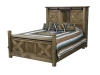 Glacier Queen Bed-GL-1051-Bookcase Headboard-CLO