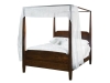 Imperial 4-ITIM-052-Bed with Optional Canopy Rail with Fabric-IT