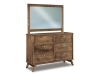 Liberty Dresser: JRLB-057-1 & Liberty Mirror: JRLB-045-Sandstone-JR