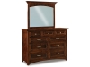 Lincoln JRLN-057 Dresser & Lincoln Mirror: RLN-030-JR