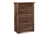Live Wood-JRW-035-Five Drawer Chest-JR