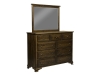 Hoosier Classic: HC-MD-9D Mule Dresser and HC-MR Mirror - CLO