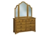 Heritage JRH-057 Heritage Dresser-JRH 049-2 Mirror-JR