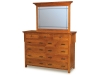 Kingston Prairie KP-1111 Dresser and KP-1127 Mirror-CLO