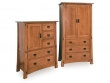 Modesto Door Chest-MD-6530 and Armoire-MD-6540-CLO