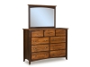 Rising Sun Dresser: RS-MD-9D and RS-BMR Mirror-CLO