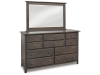 Shaker JRS-066 Dresser &-JRS-045-Shaker-Mirror-JR