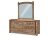 JRT-072-Timbra Dresser and Mirror: JRT-048-JR