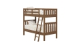 1520-Manchester-Bunk Bed-Angled Ladder-Brown Maple-Almond-OT
