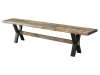 Live Edge Bench with El Dorado Base-WP