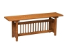 Classic Mission Trestle Bench-AJ