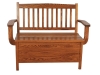 Low Back Regular Mission Storage Bench-AJ