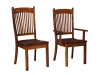 Benton Chair-AT: Wood, Fabric or Leather Seat