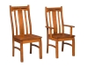 Boulder Creek Chair-AT: Wood, Fabric or Leather Seat