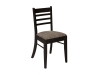 Brady Chair Shown with Midnight Paint-FN: Wood, Fabric or Leather Seat