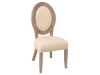 Roanoke Side Chair: Fabric-RH - Leather Available