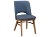 Vinson Side Chair-Blue Fabric-RH