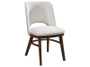 Vinson Side Chair-White Fabric-RH