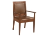 Wescott Arm Chair-RH: Leather or Fabric Only