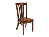 Meridan Side Chair-FN: Wood, Fabric or Leather Seat