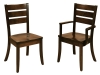 Savannah Chair-FN: Wood, Fabric or Leather Seat