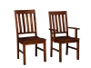 Alberta Chair-AT: Wood, Fabric or Leather Seat