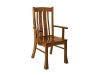 Breckenridge Arm Chair-FN: Wood, Fabric or Leather Seat
