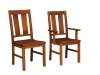 Brunswick Chair-AT: Wood, Fabric or Leather Seat