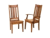 Jacoby Chair-FN: Wood, Fabric or Leather Seat
