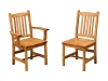 Logan Chair-FN: Wood, Fabric or Leather Seat