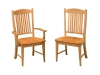 Lyndon Chair-FN: Wood, Fabric or Leather Seat
