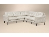 Serene-5 Seat Sectional Sofa with Flat Arm-AJF