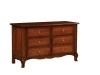 French Country 6 Drawer Dresser-406-OT
