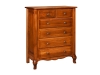 French Country 6 Drawer Chest-410-OT