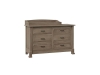 Mackenzie-1406-Dresser-With Box Top-Brown Maple-OT