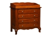 French Country 4 Drawer Dresser-With Changer-OT