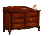 French Country 6 Drawer Dresser-With Changer-OT