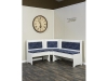 Upholstered Traditional Nook: AJW700TN-6-AJ