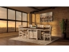 Tulsa 2 Cabinet Island Table-WP & Houston Bar Stools-FN