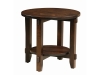 Bungalow Round End Table: SC-24RDBUE-SZ