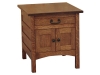 Granny Mission Enclosed End Table-SH1200-SC