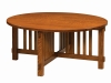 Rio Mission Round Coffee Table: SC-42RDRIOC-SZ