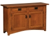 Arts & Crafts Cabinet Sofa Table-IH